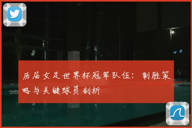历届女足世界杯冠军队伍:制胜策略与关键球员剖析